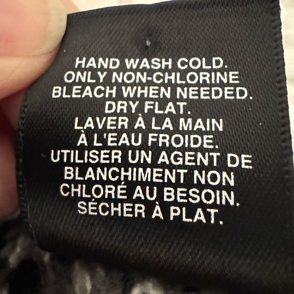 Saks Fifth Avenue Fringe Poncho Wrap Sweater RED/BLACK/GRAY PLAID - Picture 6 of 8